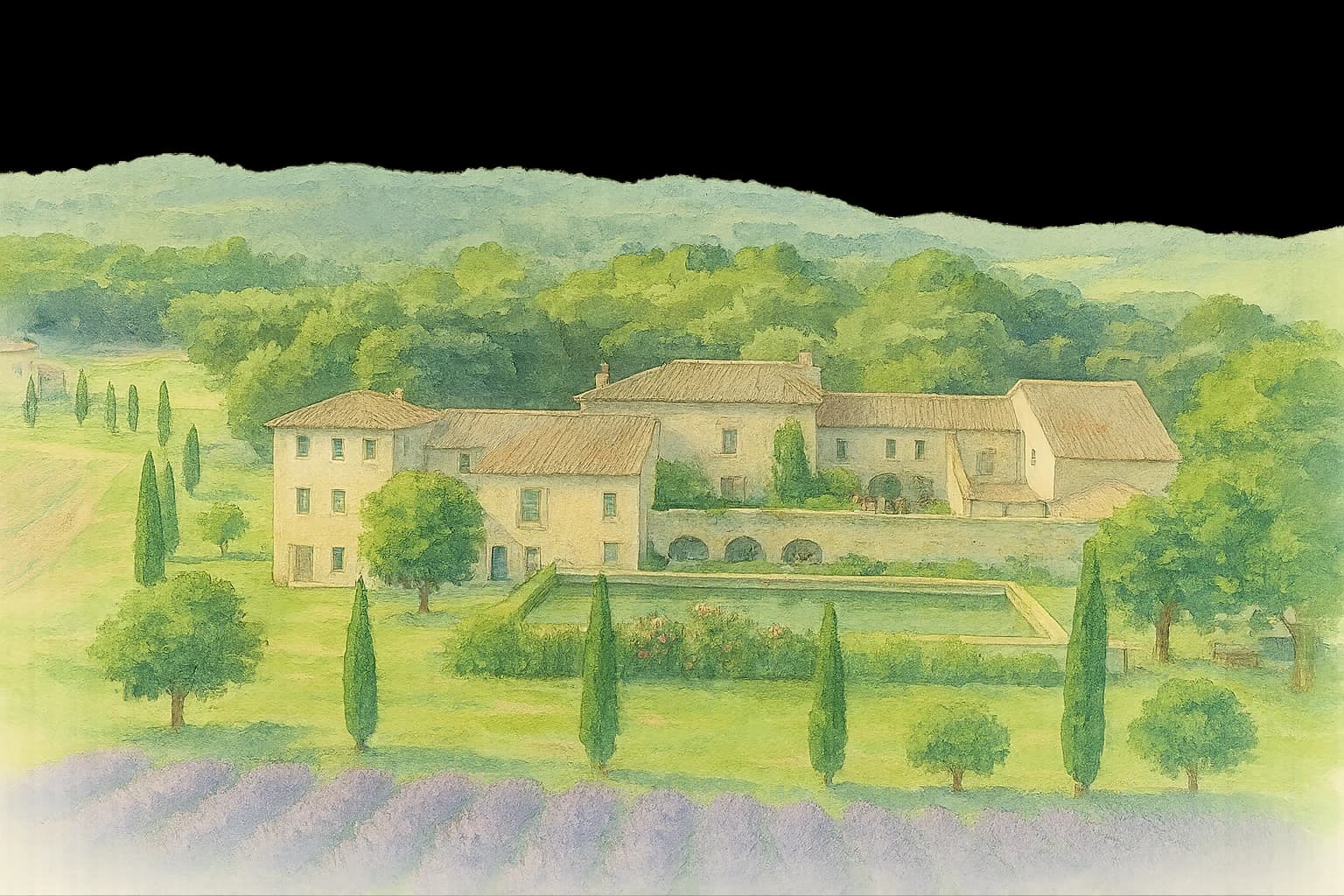 Provence landscape