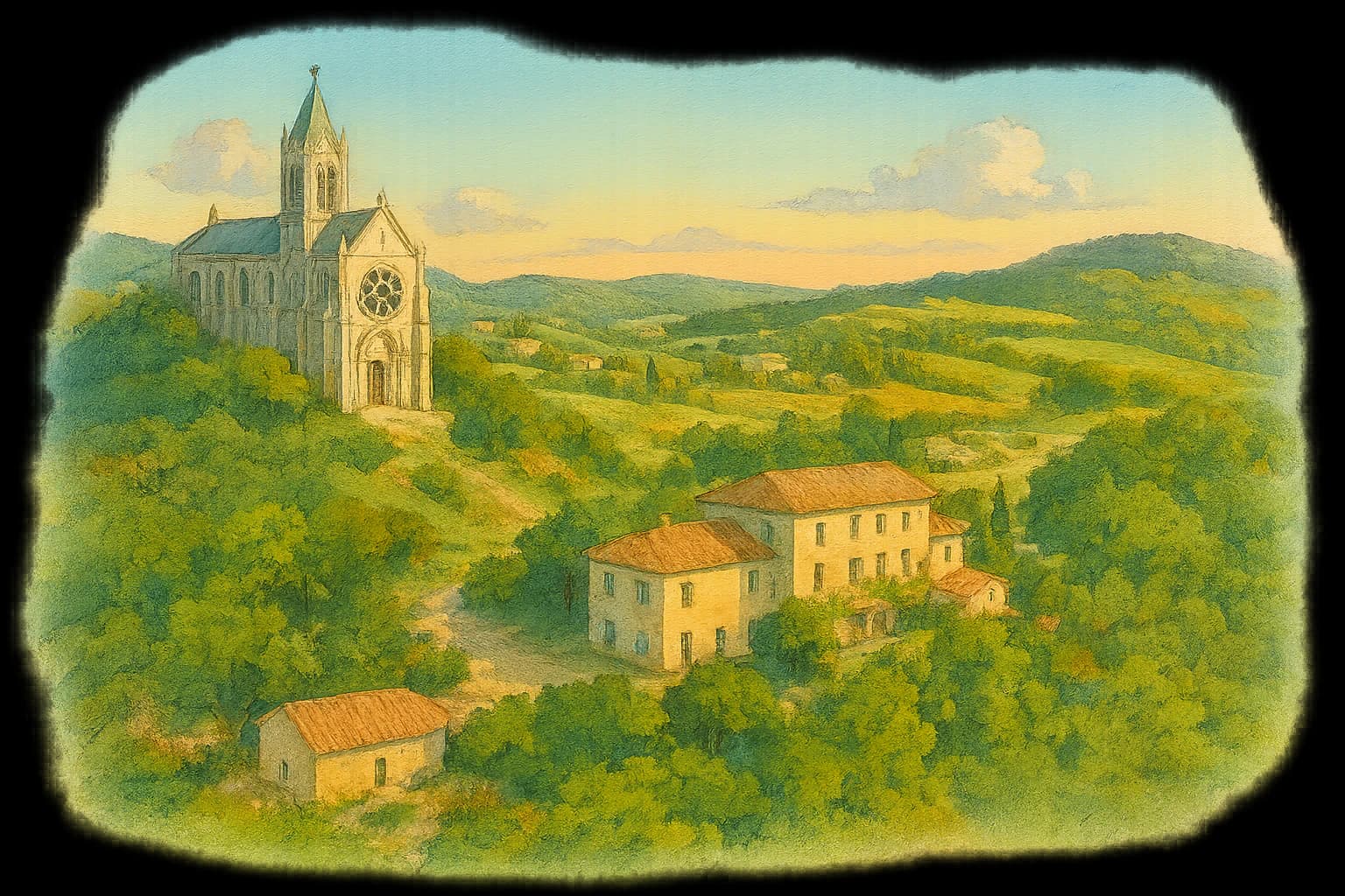 Wedding landscape